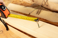 Miara zwijana stalowa 7,5m x 25 mm, auto blokada, dwa przyciski stop, Neo Tools