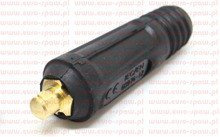 Wtyk spawalniczy ŁW/ŁP-25 do przewodów spawarki