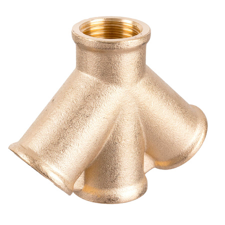 Rozdzielacz x4, czwórnik pneumatyczny 1/2"W