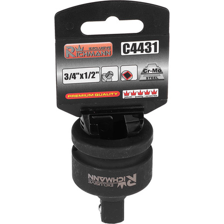 Redukcja udarowa 1/2"M x 3/4"F, CORONA C4431