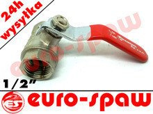 Zawór kulowy, liniowy 1/2"W