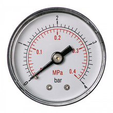 Manometr do powietrza 63mm 0-4 bar gwint 1/4" tylny