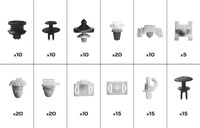 Zestaw spinek samochodowych do Audi, 160szt, Neo Tools 11-964