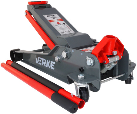 Podnośnik hydrauliczny niskoprofilowy 4T 95-550mm VERKE