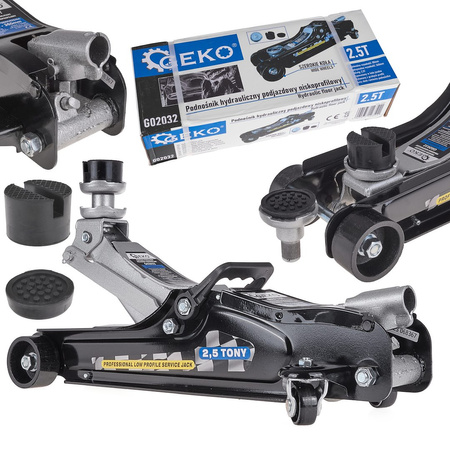 Podnośnik Hydrauliczny Żaba 2,5T NISKOPROFILOWY 80-360mm Geko