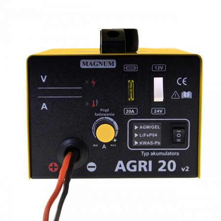 Prostownik inwerterowy Magnum AGRI 20 V2 (12/24V, 20A)