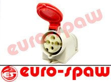 Gniazdo siłowe 32A 4 piny, IP44