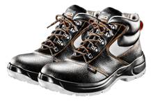 Buty robocze wysokie skórzane z metalowym podnoskiem, Neo Tools