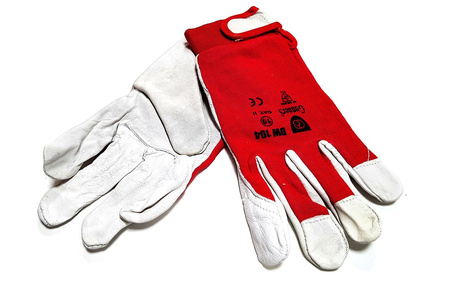 Rękawice spawalnicze Tig Gunners DW-104 (kozia skóra+materiał)