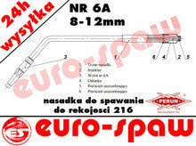 Nasadka do spawania nr 6A (8-12mm) PS-216A acetylen-tlen PERUN