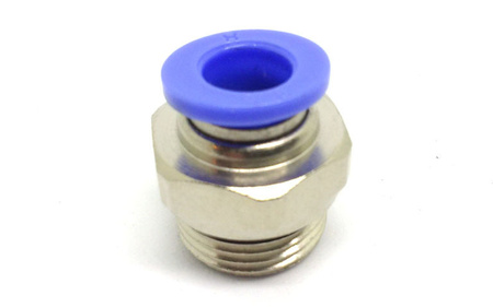 Złączka wtykowa prosta fi 8mm z gwintem 3/8'Z