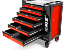 Szafka warsztatowa 7+1 szuflad VERKE pusta