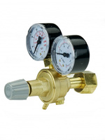 Reduktor do argonu i CO2 mini z dwoma manometrami Ideal