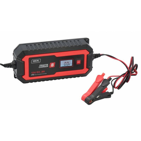Prostownik Ideal Praktik Charger 8 LCD 6/12V