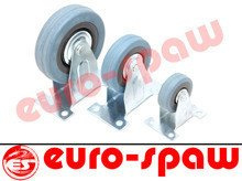 Koło stałe 50mm (płytka 65x50) polipropylen+guma