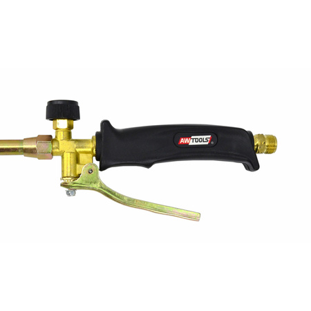 Palnik dekarski długi 2-dyszowy z wężem 5m, AWTools