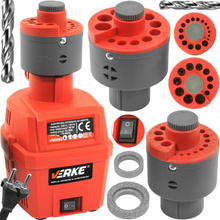 Elektryczna ostrzałka do wierteł 2x głowica 3-16mm 90W VERKE