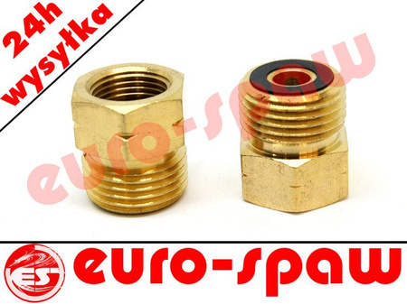Redukcja do propanu z małej butli na dużą GZ 21,8mm L / GW 3/8" L