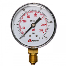 Manometr do powietrza 63mm 0-25 bar, gwint 1/4" boczny