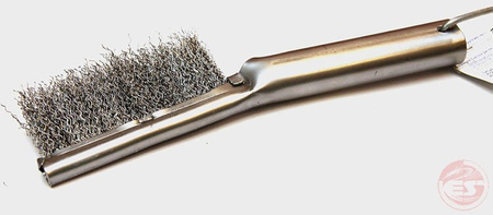 Szczotka druciana ręczna jednorzędowa duża, stal