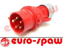 Wtyczka siłowa 16A 5 bolców, IP44