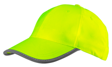 Czapka z daszkiem żółta, odblaskowa, NEO 81-793