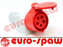 Gniazdo siłowe 16A 5 pinów, IP44