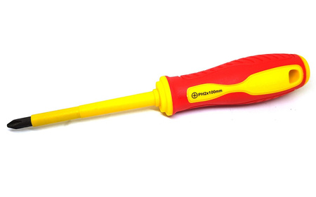 Wkrętak krzyżowy śrubokręt 1000V PH2 x 100mm Cr-V, C5330