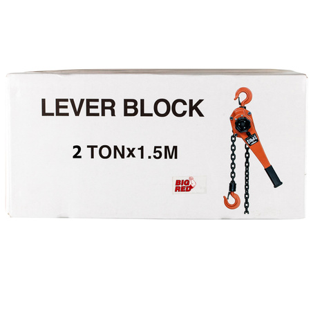 Wyciągarka łańcuchowa z dźwignią (rukcug) 2T / 3 m BIG RED TRC7020