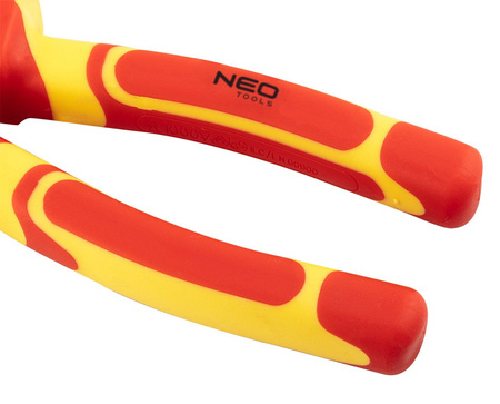 Szczypce uniwersalne wydłużone proste 180mm 1000V, NeoTools
