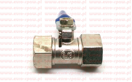 Zawór kulowy, liniowy 3/8"W