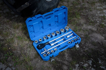 Zestaw narzędziowy 3/4″, 21 elementów, Hogert