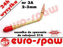 Nasadka do spawania nr 3A (2-3mm) PS-216A acetylen-tlen PERUN