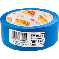Taśma papierowa malarska 38mm x 25m niebieska RICHMANN