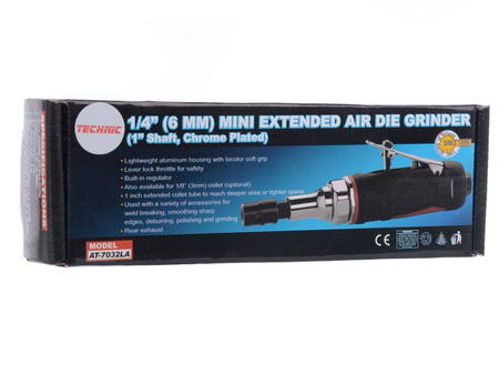 Szlifierka pneumatyczna trzpieniowa długa 200mm AT-7032LA TECHNIC