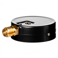 Manometr do powietrza 100mm 0-1 bar, gwint 1/2" boczny