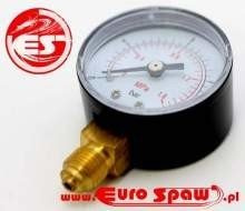 Manometr do powietrza 50mm 0-16 bar gwint 1/4" boczny