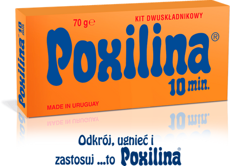 Klej dwuskładnikowy Poxilina 38ml 
