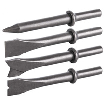 Dłuta do młotka pneumatycznego 125mm 4szt. okrągłe ACL-001