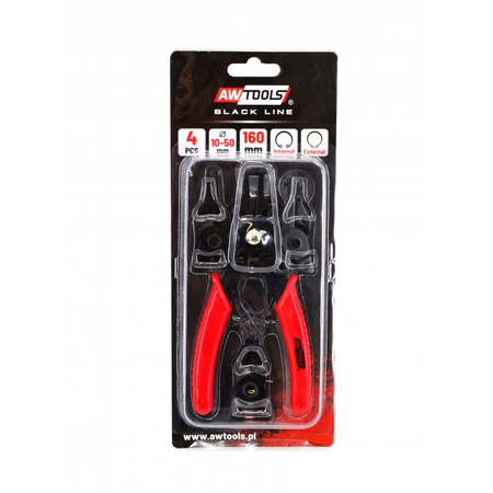 Szczypce segera z wymiennymi końcówkami 160mm, AWTools