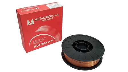 Drut spawalniczy 1,0mm/5kg SG2 HotWeld M, Metalurgia