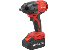 Klucz udarowy akumulatorowy 1/2' 800Nm 18V bezszczotkowy +2xAKU 4Ah, ładowarka, torba, Yato