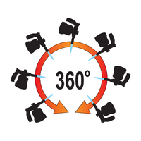 Palnik gazowy do lutowania 360, piezo, 7/16 YATO