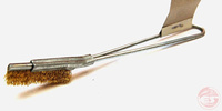 Szczotka druciana ręczna jednorzędowa mała, mosiądz