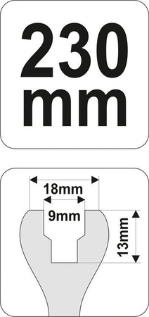 Ściągacz do spinek tapicerki 230 mm, Yato YT-0841