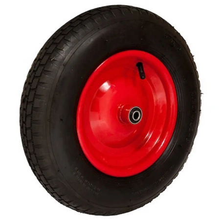 Koło 400mm wzmacniane oś fi=20mm do taczek,wózka