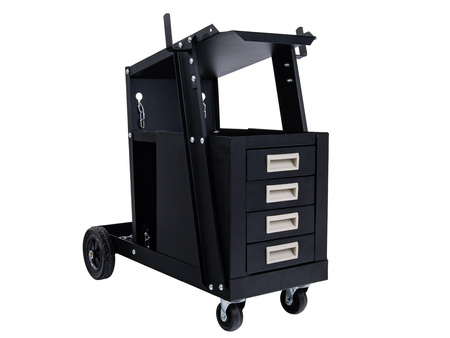 Wózek spawalniczy z 4 szufladami i miejscem na butlę