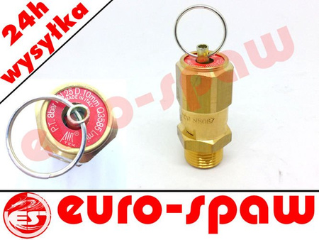 Zawór Bezpieczeństwa Kompresora 3/8' 8,5 bar ITALY