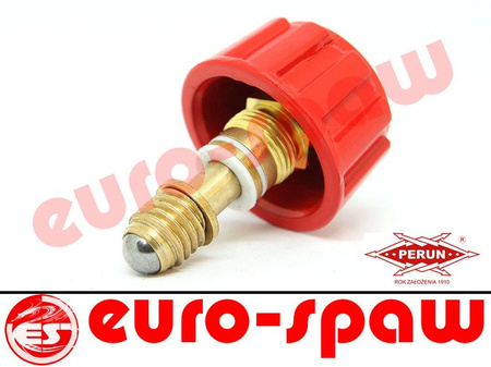 Wrzeciono z pokrętłem kompletne; zawór do PC-211 acetylen