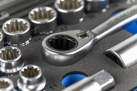 Zestaw nasadek przelotowych 18szt, Hogert